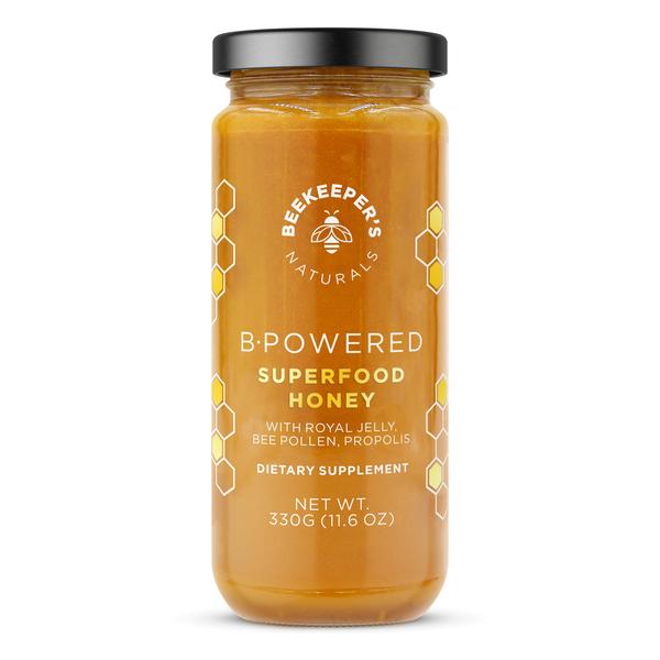 B POWERED SUPERFOOD HONEY WITH ROYAL JELLY, BEE POLLEN, PROPOLIS